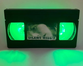 Silent Hill 2 VHS Lamp | Lakeside Hotel VHS | Survival Horror | Gamer Gifts | Video Game Merchandise | Retro Video Tape Night Light