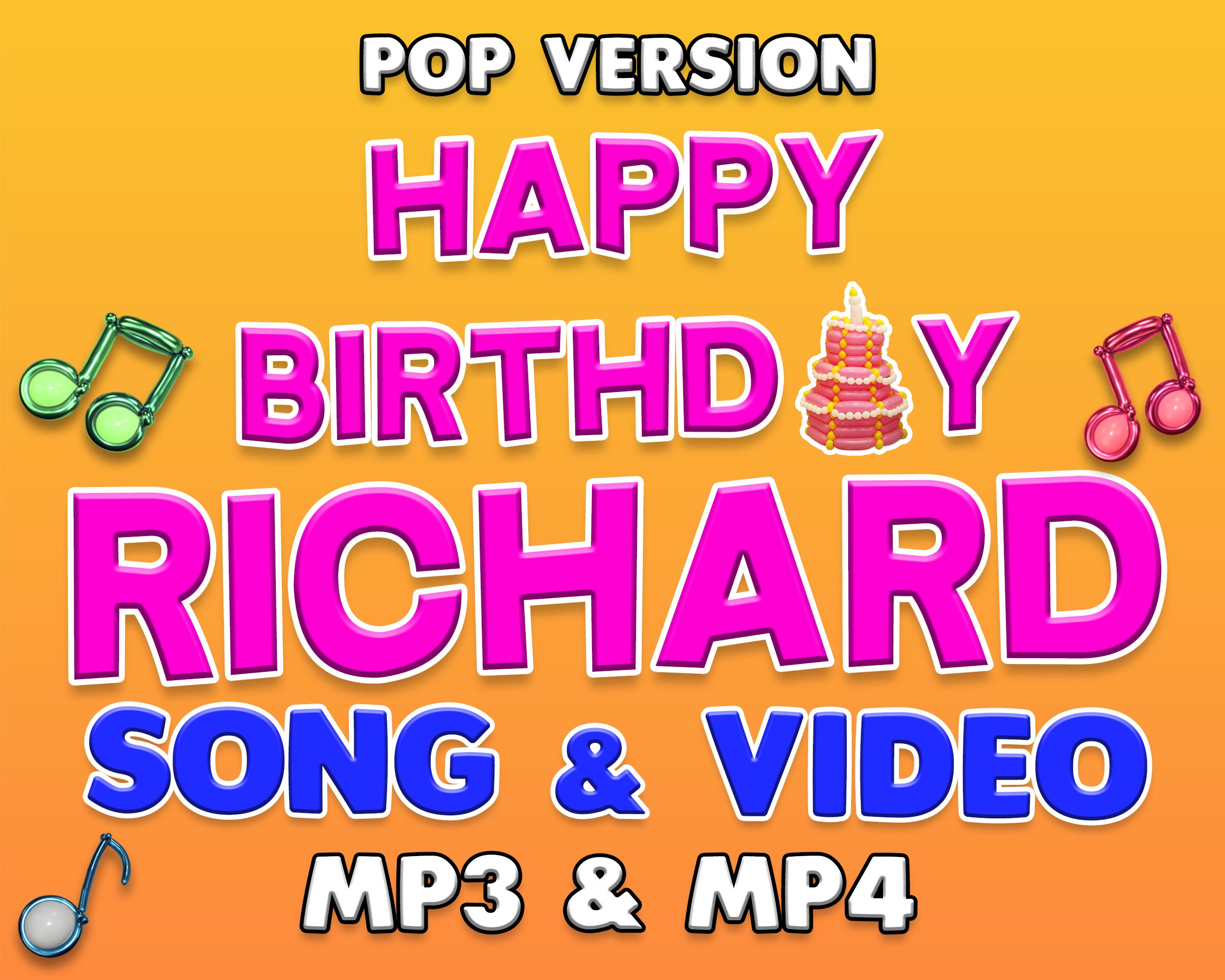 Happy Birthday RICHARD Custom Personalized Birthday Gift for RICHARD