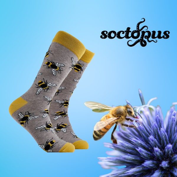 Bee Socks - Bee Lover Socks - Bee Gifts - Socks Gifts - Novelty Socks - Unisex Socks - Socks for Men - Socks for Women