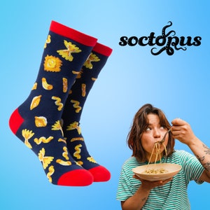 Pasta Lover Socks - Pasta Gifts - Italian Gifts - Sock Gifts - Novelty Socks - Unisex Socks - Socks for Men - Socks for Women
