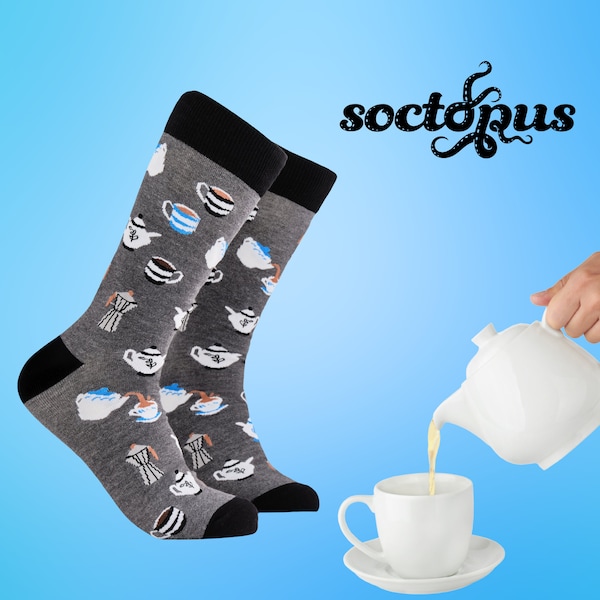 Tea Lover Socks - Sock Gifts - Novelty Socks - Afternoon Tea Gift - Tea Drinker - Unisex Socks - Socks for Men - Socks for Women