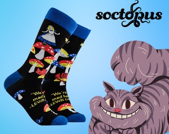 Alice in Wonderland Socks Ladies Socks Gift for Book Lover - Etsy UK