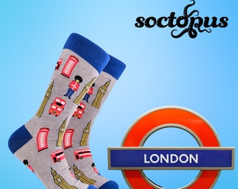 London Socks - Socks Gifts - Novelty Socks - London Gift - British Gifts - London Town - Unisex Socks - Socks for Men - Socks for Women