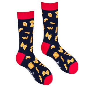 Pasta Lover Socks Pasta Gifts Italian Gifts Sock Gifts Novelty Socks Unisex Socks Socks for Men Socks for Women image 4