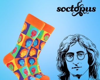 John Lennon Socks - Novelty Socks - Socks Gifts - The Beatles Gifts - Beatles Gifts - Unisex Socks - Socks for Men - Socks for Women