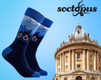 Oxford Skyline Socks - Oxford Gifts - Bike Socks - Socks Gifts - Novelty Socks - Unisex Socks - Socks for Men - Socks for Women