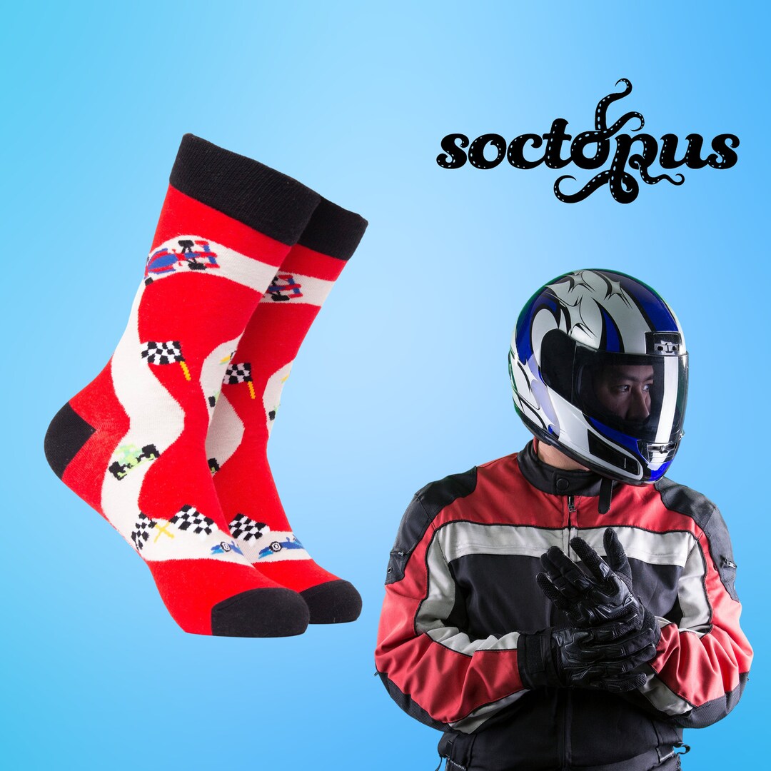 F1 Socks Novelty Socks Socks Gifts Formula 1 Gifts F1 Gifts for Him Racing Gifts Unisex Socks