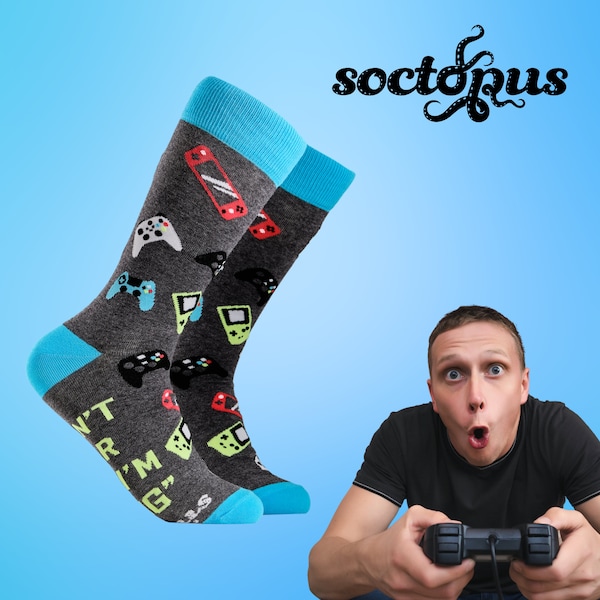 Gamer Socks - Gamer Gifts - Gamer Clothing - Sock Gifts - Novelty Socks - Unisex Socks - Socks for Men - Socks for Women