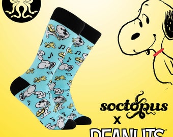 Peanuts Socks - Snoopy Jammin'