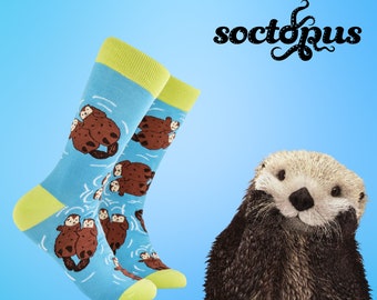 Otter Socks - Otter Gifts - Otter Family Socks - Socks Gifts - Novelty Socks - Unisex Socks - Socks for Men - Socks for Women