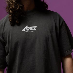 Ahee Embroidered Oversized T-Shirt | EDM Rave Shirt, Dubstep Festival Streetwear, Unisex Basshead Tee