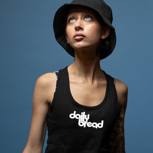 Daily Bread Tank Top – Rave Festival Outfit | Dubstep Streetwear | Bass Music Clothing | EDM Unisex Tank | Trippy Party Top | Basshead Gift