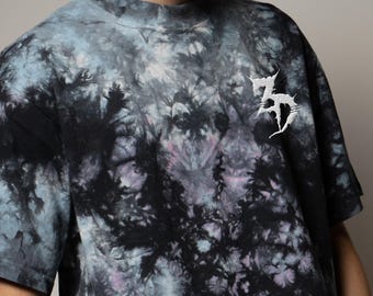 Zeds Dead Unisex Embroidered Oversized Tie-dye T-shirt - Etsy