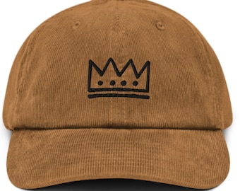 CharlestheFirst Embroidered Corduroy Hat – Rave Festival Cap for EDM Bassheads | Unstructured Adjustable Dad Hat
