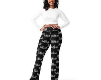 Ganja white night Flare leggings