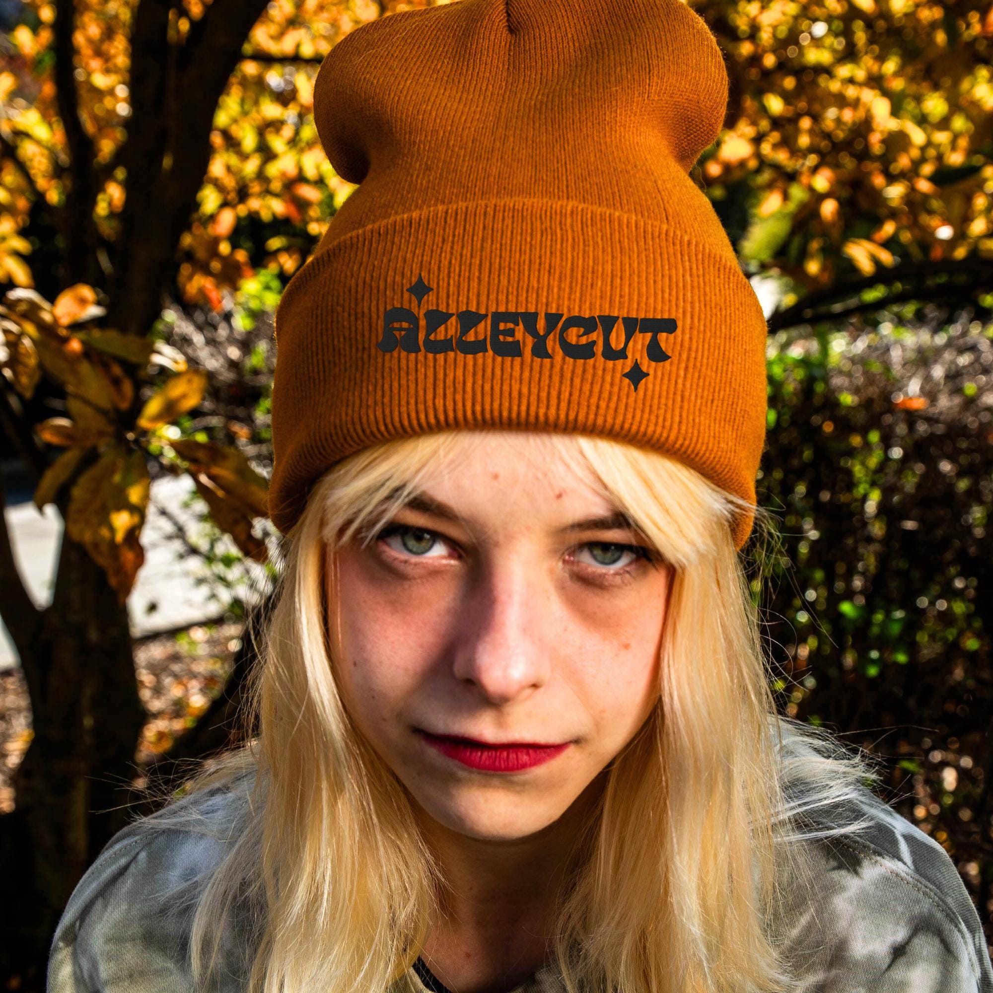 Alleycvt Embroidered Rave Beanie – Festival Hat, EDM Outfit Essential ...