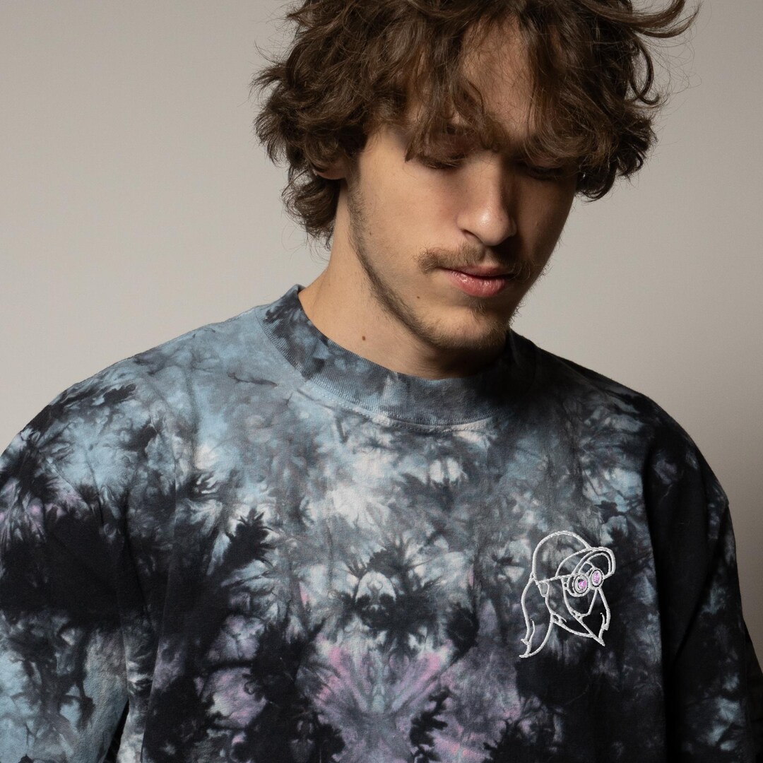 Rezz Unisex Oversized Tie-dye Rave T-shirt –embroidered EDM Festival ...