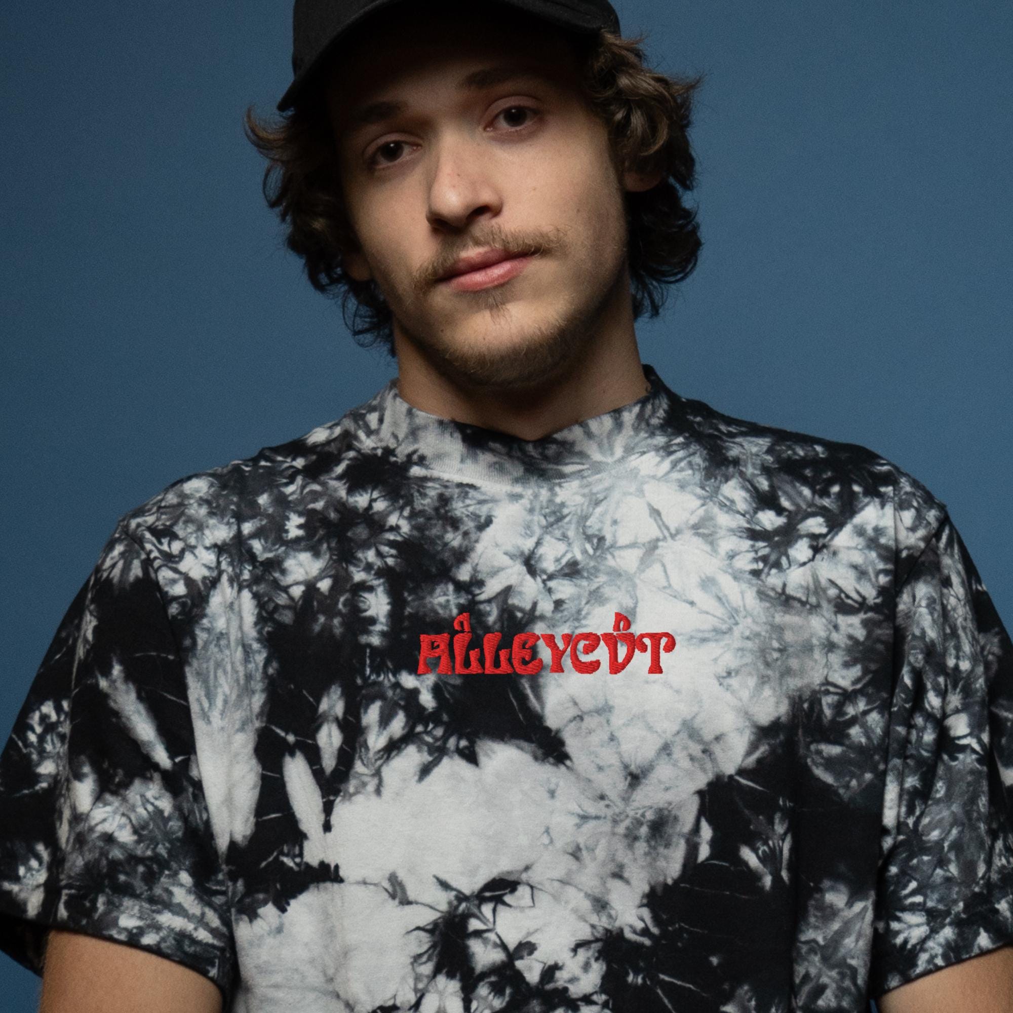 Alleycvt Embroidered Unisex Tie-dye Rave T-shirt – EDM Bass Music ...