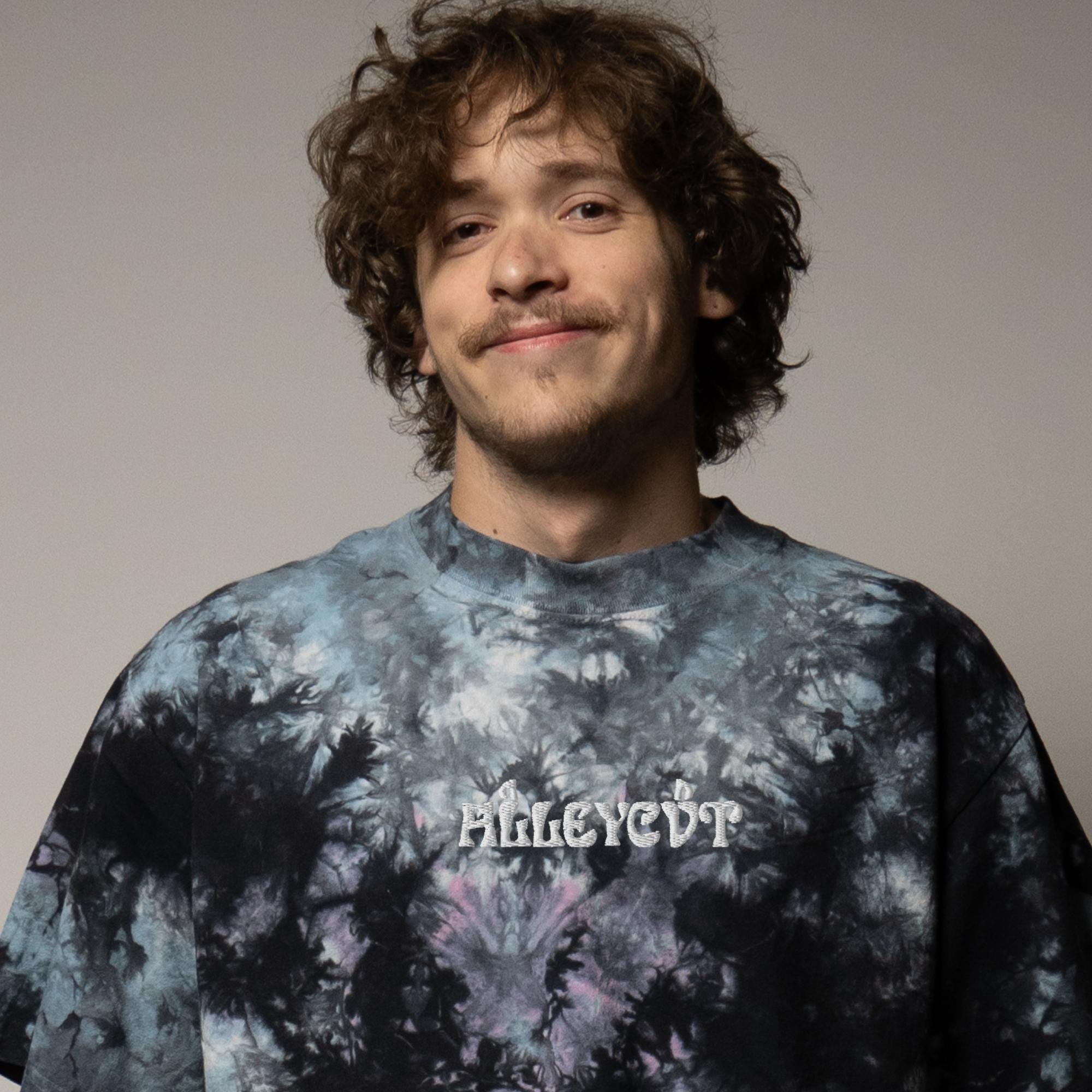 Alleycvt Embroidered Unisex Tie-dye Rave T-shirt – EDM Bass Music ...