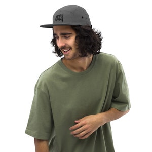 Hol! Embroidered Five Panel Rave Hat – EDM Dubstep Festival Cap – Streetwear DJ Aesthetic – Unisex Raver Outfit Accessory