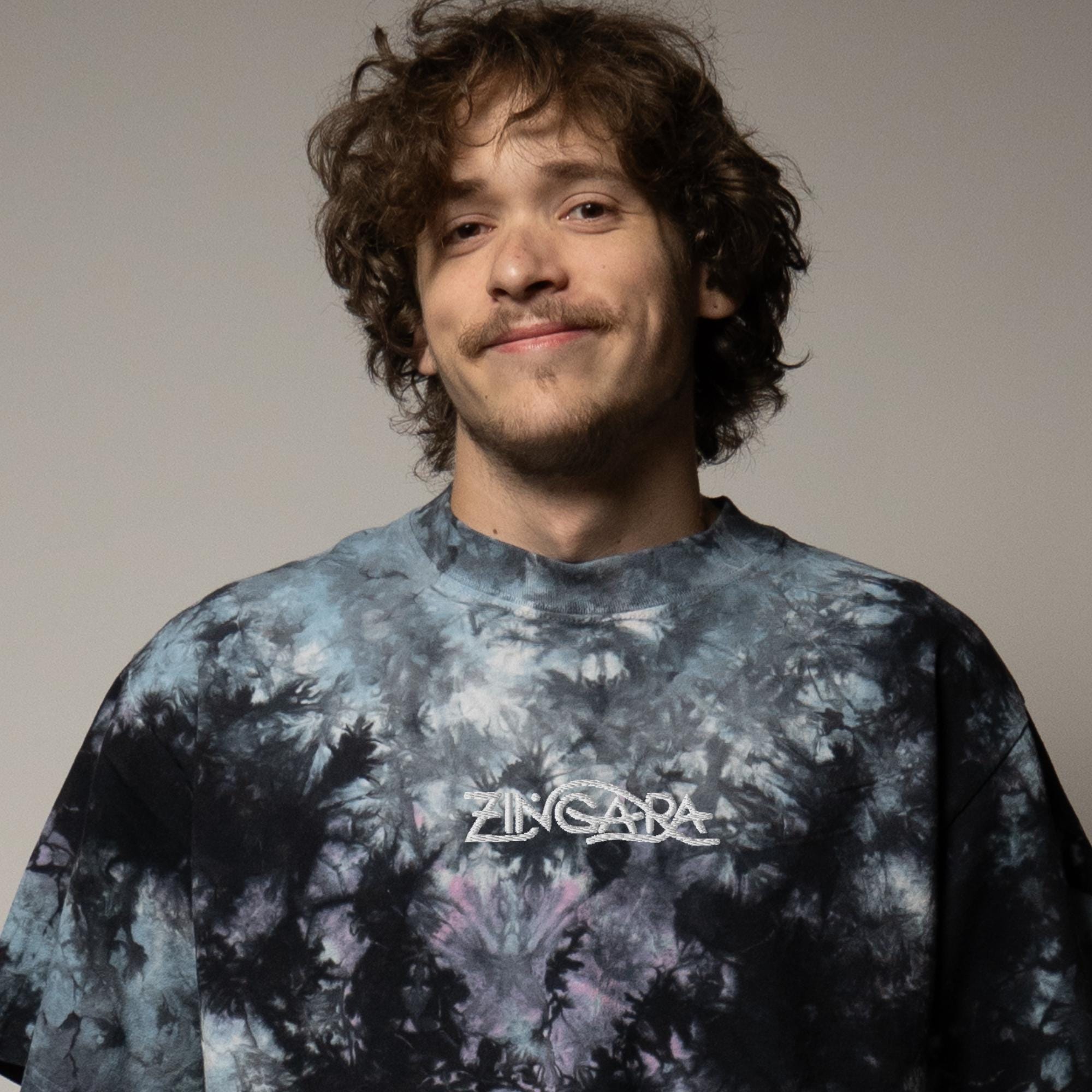 Zingara Rave Zingara Embroidered Unisex Tie-dye Rave T-shirt – EDM Bass Music ...