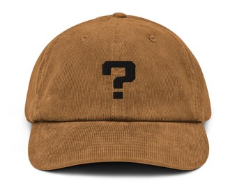 Tipper Embroidered Corduroy Hat – Rave Festival Cap for EDM Bassheads | Unstructured Adjustable Dad Hat