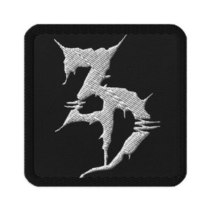 Zeds Dead Embroidered Patch – Rave Festival Accessory | EDM Dubstep DJ Merch | Iron-On or Sew-On Patch for Jackets, Bags, and Vests