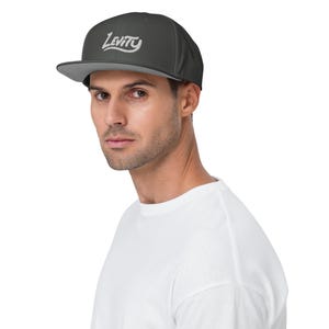 Levity Snapback Hat – Embroidered Rave Hat – EDM Festival Cap – Dubstep Flat Brim – Bass Music Headwear - Adjustable Hat