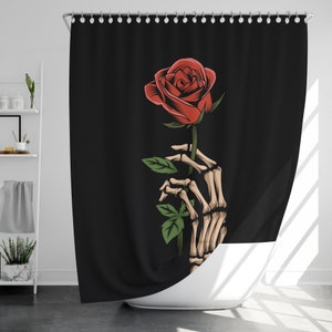 Ultiem romantisch douchegordijn met 12 haken, 100% waterdicht, badkamerdecor, housewarmingcadeau