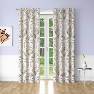 Leaf Window Curtains Minimalism Japanese-style sea wave Printing Decorative Blackout Curtains for Bedrooms Dorms