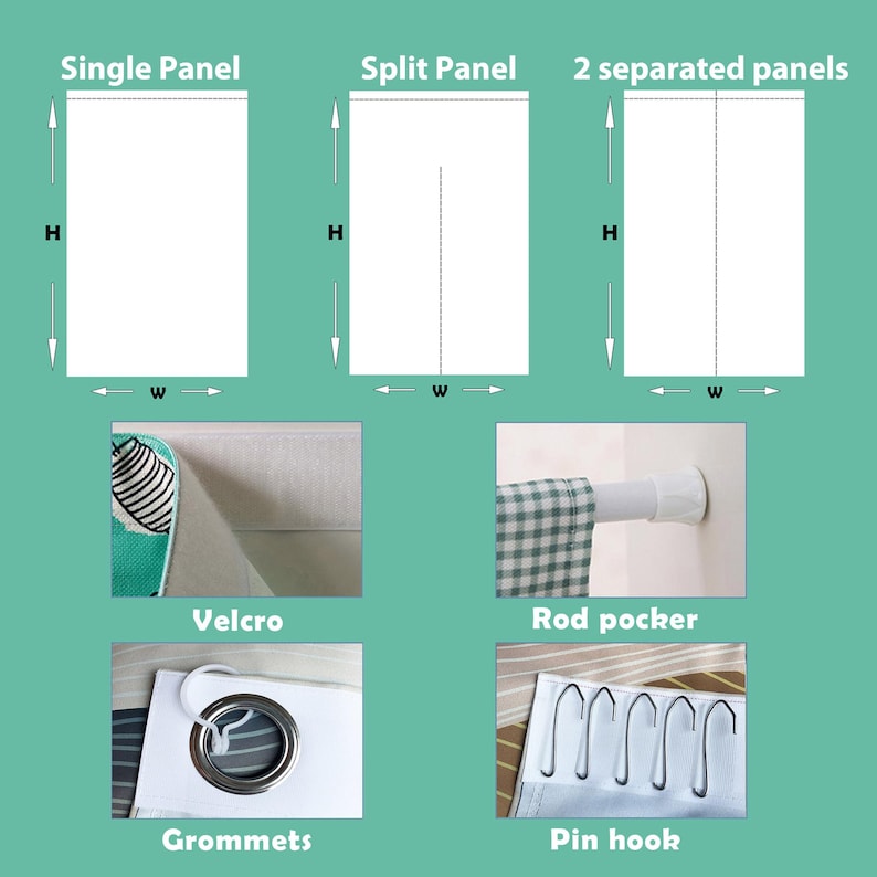 Japanese Shoji Screen Noren Door Curtain with Velcro/Grommet/Sleeve, Japanese Window Curtain for Kitchen, Window Treatments for Partition image 2