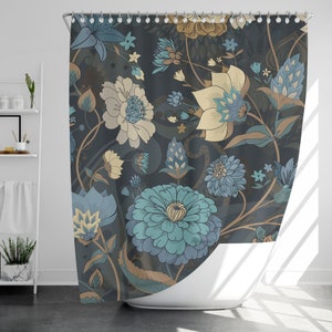 Psychedelic Vibe Duschvorhang mit 12 Haken, Weihnachtsgeschenk, Home Decor, Housewarming Geschenk