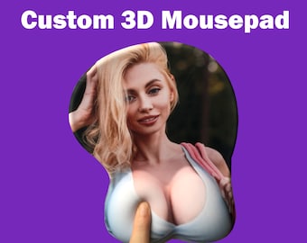 3D Boob or Butt Mouse Pad Wrist Rest | Silicone Ergonomic Anime Oppai Gaming Mousepad | Funny Novelty Gamer Gift for Him Office Desk