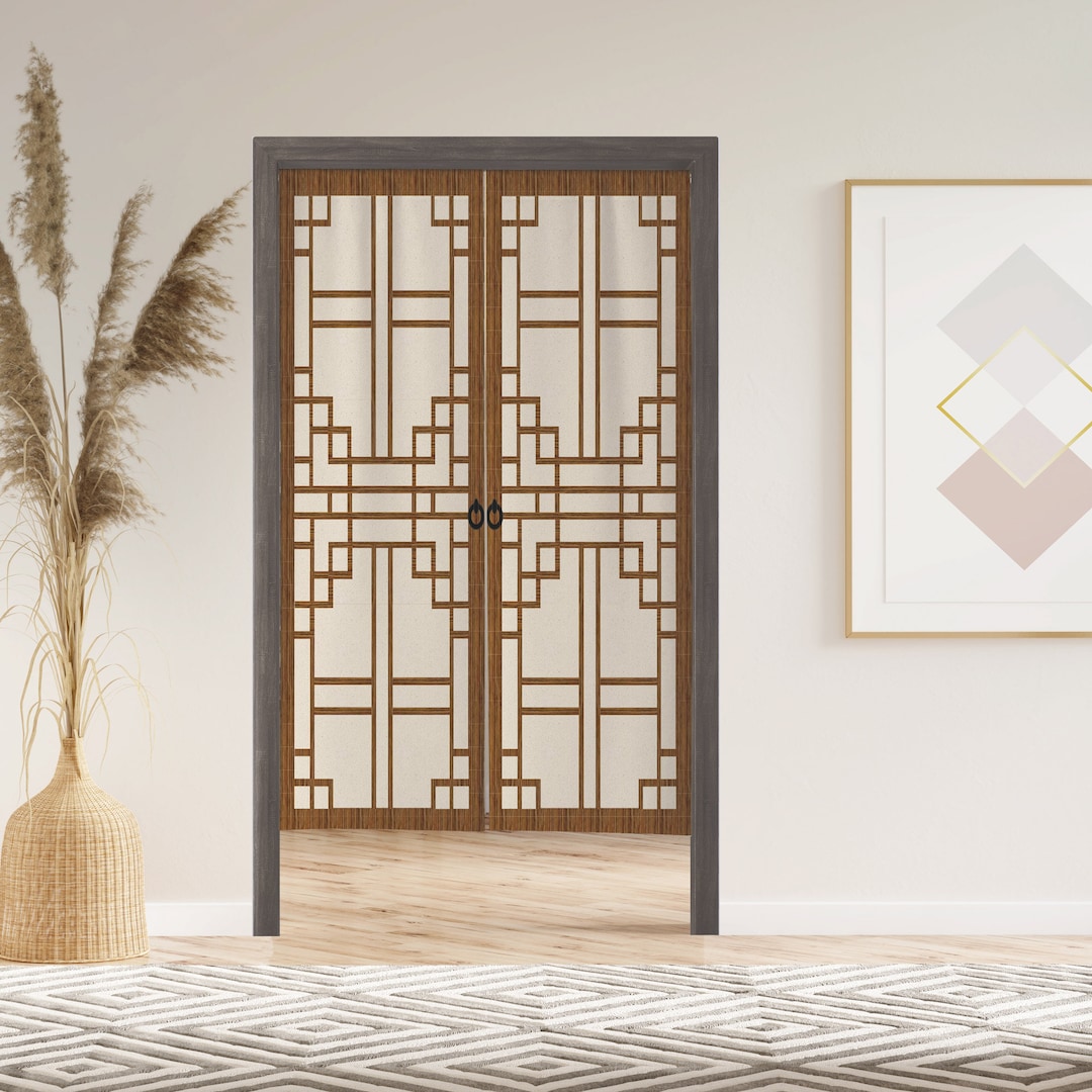 Japanese Shoji Screen Noren Door Curtain With Velcro/grommet Japanese Shoji Screen Noren Door Curtain With Velcro/grommet