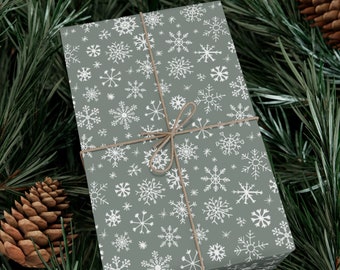 Snowflakes Gift Wrap