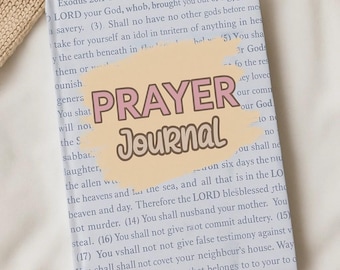Editable Prayer Journal Template: Digital Faith Planner (Canva Downloadable)