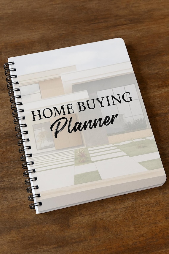 Home Buying Planner: Real Estate House Hunting Guide (Canva Template Digital Download