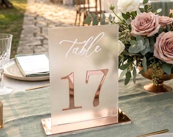 Table Numbers, Wedding Signage, Reception Decor