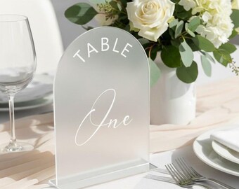 Acrylic Table Numbers, Wedding Table Decorations, Reception Decor