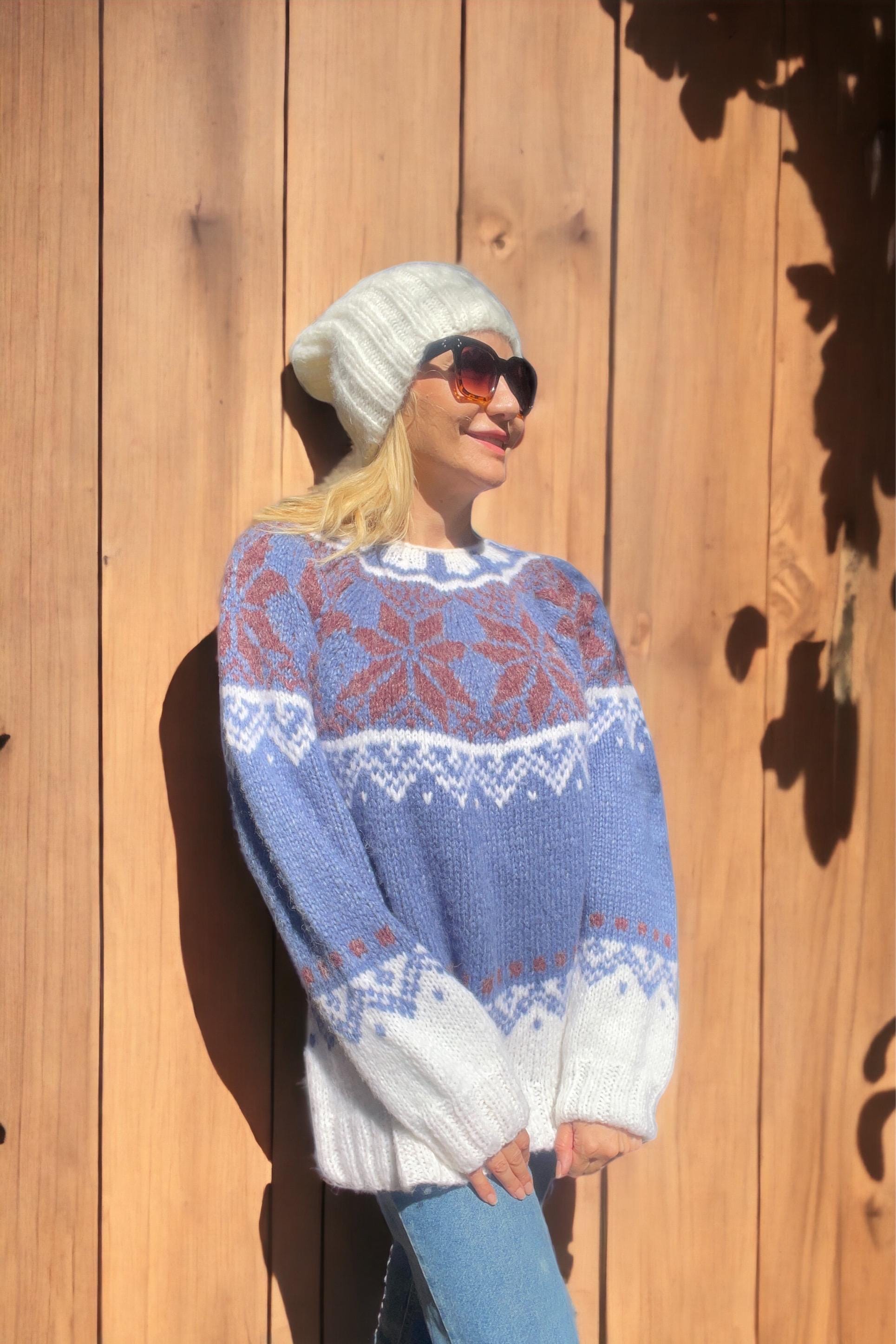 Alpaca Nordic Jumper - Etsy