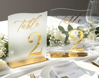 Wedding Table Numbers, Reception Decor, Welcome Signs