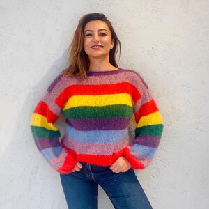 Colorful pullover hotsell