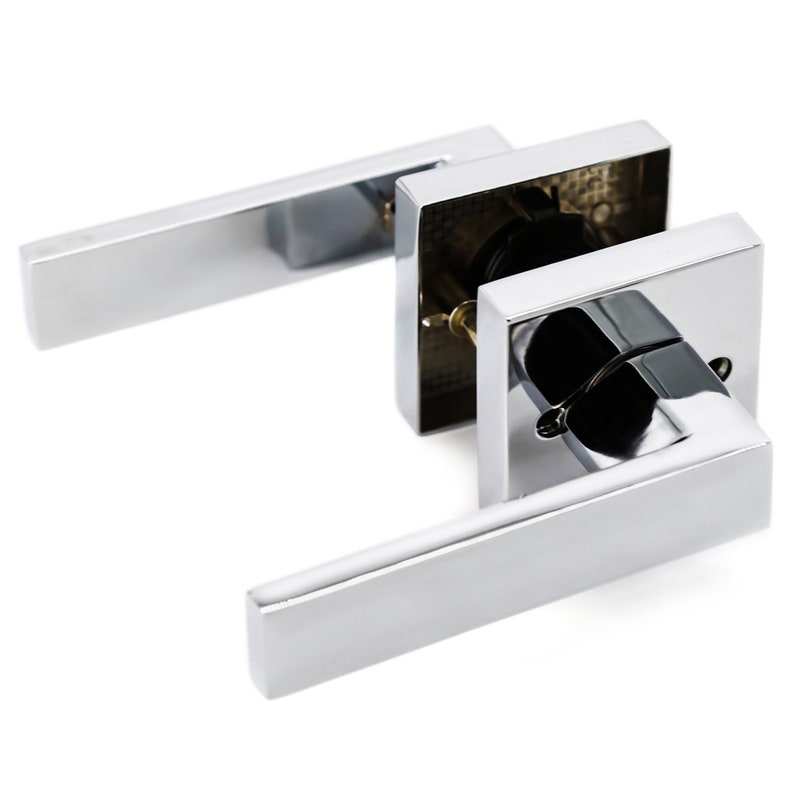 Villar Home Designs Door Lever Crown Chrome Passage image 7