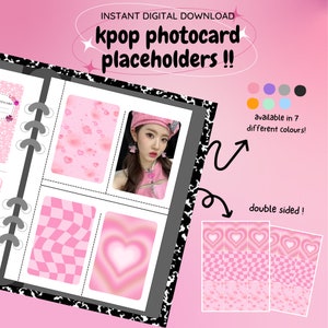 x 10 Photo album Picture frame Classeur photocards kpop Kpop Photocard  binder Kpop photocard holder Photo card holder Photocard