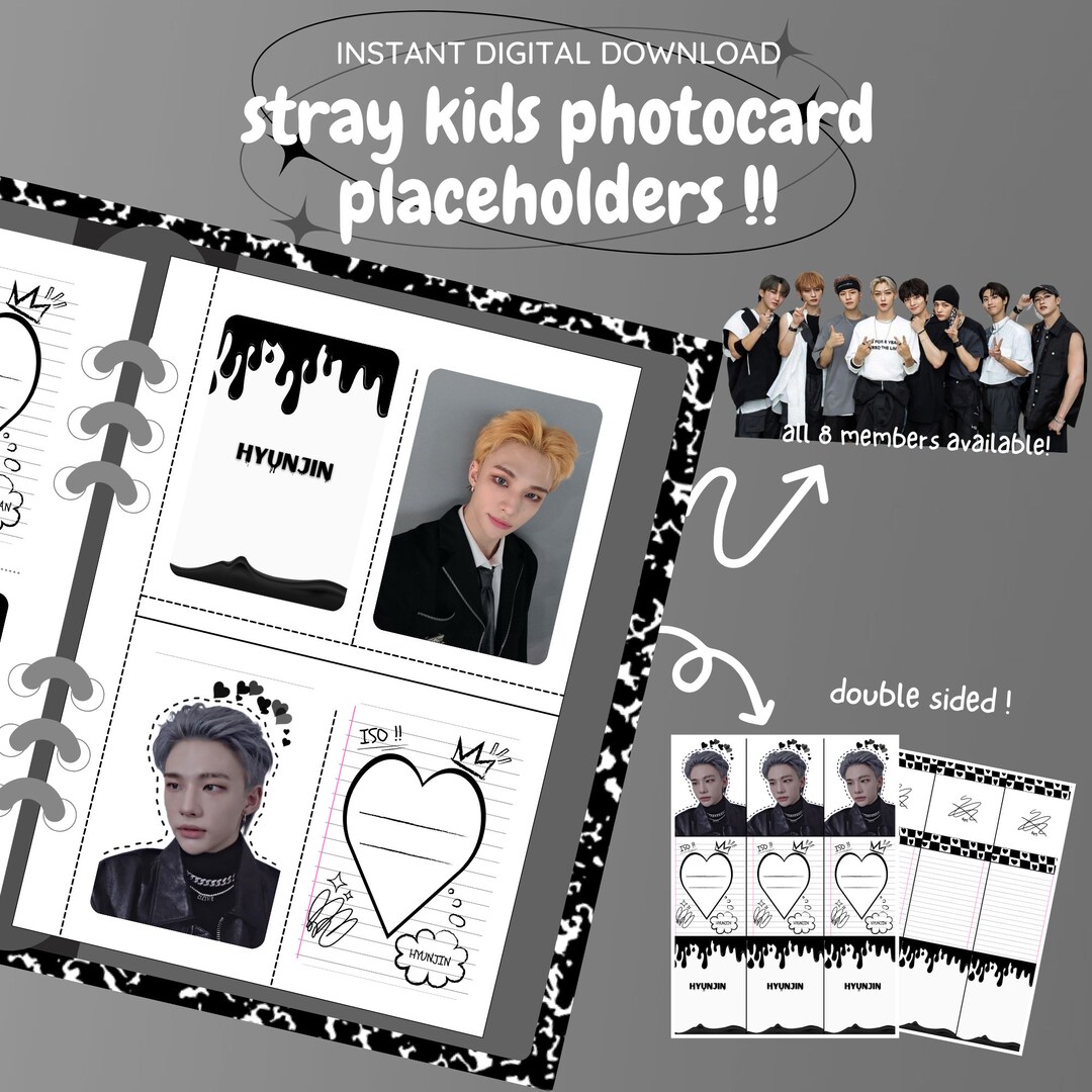 StrayKids HYUNJIN 5star DIGIPACK version CD photo card set