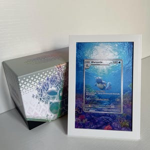 Cornice con grafica estesa della carta Wartortle 171