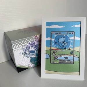 Cornice con grafica estesa della carta Mew ex 232