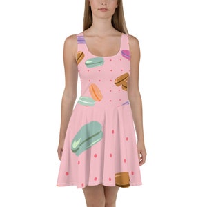 Kawaii Pastel Macaron Skater Dress