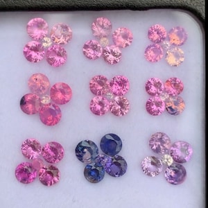 silky sapphire set ring, earring, pendant from Vietnam