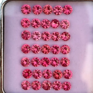 Spinel, Baby pink spinel, pink spinel, Natural pink spinel, Vietnam spinel 3.6mm, E1, E2